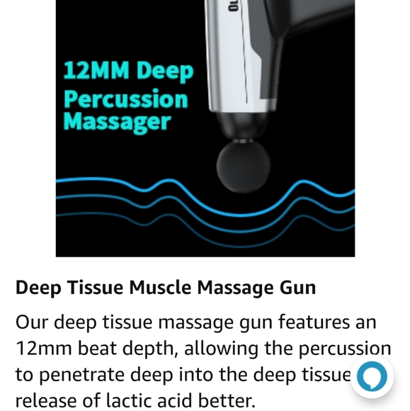 Massage gun with 12 heads - Picture 9 of 11